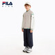Fila Feihu Technology Fila Children's Jacket 2025 Spring New Men's and Big Children's Jacket Sportswear Shoal Middle Khaki-DK 150
