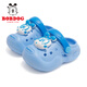 Babudou children's shoes boys slippers summer soft sole baby beach shoes children's hole shoes 117342003 light moonlight 160