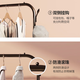 Nifeng simple coat rack floor-standing multi-functional home living room indoor clothes drying rack entry floor bedroom clothes rack basic model black 110cm wide-bilateral tree branches