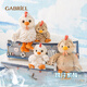 Gabriel Small Chicken Plüsch Spielzeugpuppe begleiten und bequem schlafen und kissen, um das Geburtstagsgeschenk Ihrer Freundin zu schicken W897B Brantley Baby 15 cm