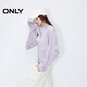 ONLY Autumn Casual Stand Collar Raglan Sleeves Loose Solid Color Windbreaker Jacket Women|124336020 C39 Crown Thistle Purple XS (155) 76A