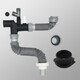 Insinkerator InSinkEratorE100/200/300/150 garbage disposal special outlet connection piece outlet flange (screws and washers)