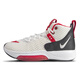 Nike (Nike) Casual Shoes Men's Shoes Summer New Sports Shoes Zoom Rize Практические тренировочные баскетбольные туфли BQ5398-101 FD9904-111 Black, White и Red 40