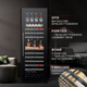 GIRONDE 170 pcs variable frequency air-cooled embedded home red wine cabinet constant temperature wine cabinet wine cabinet kitchen cabinet supporting refrigerated cabinet beer beverage cabinet tea cabinet air-cooled frequency conversion all-glass door combination 340 pcs