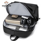 Sapakara Brand Casual Rucksack Herrenreisen große Kapazität Computer Rucksack Einfacher Oxford -Stoffschule Schoolbag Elegant Grey 30x15x45 cm