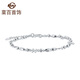 Caibai Jewelry Platinum Bracelet Pt950 Laser Bead Flower Bracelet Women's Fashion Bracelet Price BJ Platinum Bracelet About 3.41g About 16cm