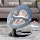 Cool Hui Baby-Sammelnartefakt 0 bis 2-jähriges Baby Elektro-Schaukelstuhl Baby Schlaf mit Cradle Bett Neugeborene beruhigende Stuhl Liege Mocha Gray-u Kissen