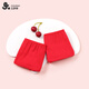 JiuSuiBan children's underwear girls big red zodiac year modal thin briefs briefs for big children baby girls big red 2 pairs 160 / height 150-162 weight 90-105 Jin Jin is equal to 0.5 kg