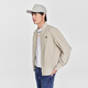 Lee shopping mall same standard version men's baseball collar jacket trend LMT006890100 light blue gray S