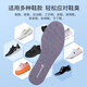 SORBOTHANE Japan imported silver ion antibacterial and deodorant insoles, artificial muscle soft soles, breathable shock-absorbing sports insoles for men and women, silver ion deodorant insoles, 1 pair, size 40-42 (can be cut)