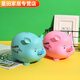 
CLCEY children's cute piggy bank can be deductible, can be deposited, can be dropped, boys and girls cartoon piggy bank only enters, but not out of ornaments. Happy model (upsize) orchid (deposit or deductible)