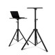 Chulinse computer lift table bracket standing high table outdoor live broadcast table portable foldable standing office workbench tray + mobile phone cantilever bracket