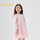 Balabala Kinderkleidung Mädchenkleid Kindergestricker Rock 2025 HAVE BUG MESH ROCK Sweet 209125111003