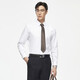 Youngor 200 Count TNDP no-iron autumn new high-end cotton long-sleeved shirt for men in white 41
