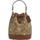 COACH蔻驰女包水桶包Dempsey手提包老花单肩斜挎包送女友礼物 CN679 IMWD9