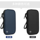 Quan Biyan Passport Storage Bag Large Capacity Anti-theft Brushing Passport Holder Overseas Documents Ticket Card Bag Multi-Function Passport Bag Passport Storage Bag [Elegant Black-Free Halter Rope] Multi-compartment丨Thickened Fabric丨Anti-theft Brushing Anti-Degaussing