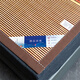 Yalu summer mat three-piece set of double-sided carbonized bamboo mat single dormitory washing ice silk mat household summer mat soft mat Qianqian poetry [double-sided available cool but not ice] 90*185cm [single bamboo mat]