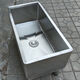 Huili custom-made stainless steel mop pool rectangular wash mop pool mop pool sink outdoor home hospital outdoor commercial 201 material length 50 width 40 depth 30 total height 50