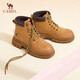 骆驼（CAMEL）大黄靴女都市户外四季可穿工装靴秋马丁靴 L23W307016 黄棕 37