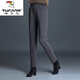 Pic de bois (tucano) Vêtements féminins haut de gamme luxe légers, pantalon de survêtement de grande taille, pantalon sportif décontracté plus en velours, pantalon de coton chaud épaissi, pantalon gris fleur 6625 plus velours xl (adapté à 126-138jin [Jin est égal à 0,5 kg]))