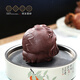 Centenary Liyong Yixing handmade purple sand tea pet ornaments original ore purple clay golden toad tea playing toad Kung Fu tea set accessories Qian Bao Qian Bao