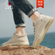 
CALIFBULL Spring and Summer Men's Shoes Fashion Casual Shoes Boots Men's High Top Martin Boots Anti-slip Wear-resistant Labor Protection Workwear Shoes Men 983 Sand Color 39