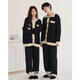 Meiteng Half Velvet Couple Pajamas Women's Autumn and Winter Soft Thickened Home Clothes Warm Coral Velvet Men's Suit R23203 Women's M