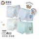 
Inbolun children's underwear boys Modal flat corners student middle-aged boys boxer shorts 15247 120