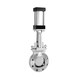 
304 stainless steel pneumatic knife gate valve PZ673H-16P pneumatic plug valve Slurry valve DN200 DN200 cast steel