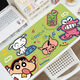 OQB Long Mouse Pad Crayon Shin-Shirt Super Large Computer Desk Pad Hochwertige Tastaturpolster schmutzresistente und waschbare Schüler ZZ-2694/SHIN SHIN-SHIRT [80 cm*30 cm dick 2mm]