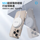 Mr. Blue Ghost [360 Rotating Pivot Shell] Applicable to Apple 16pro mobile phone case iPhone 16pro protective case transparent magnetic charging anti-fall bracket shell