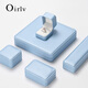 
Duobaoni Jewelry Box High-end Rounded PU Leather Ring Box Bracelet Pendant Earring Box Gift Jewelry Packaging Box Customized Logo Bracelet Box-H15904