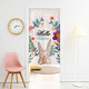 Rideau de la porte de la porte diyin rideau rideau décoratif rideau de salle de bain rideaux sans trou, lapin mignon 85 * 120cm