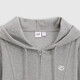 Gap Women's 2025 Spring New Logo Elastic Rib Zipper Hooded Long Sleeve T-Shirt Regular Top 729465