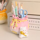 YisHangmei Geburtstagsgeschenke für Frauen Desktop -Ornamente Viel Glück Penhalter Großer Lehrer -Tag Souvenirs Arbeitstation Dekoration Sakura Katze Pink Stifthalter (Fenstergeschenke)