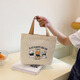 The next day, the Korean Bear canvas bag upgraded, increased, thickened, portable outing storage bag, mobile phone cosmetic bag [Three Bears] Increased price - 5 million sold, popular store products, sold 3 million sold