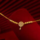 Tingbai K gold anklet new gold color bell anklet Japanese and Korean fashion women's dream catcher bell bead gold jewelry catcher