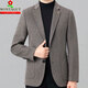 Montagut Casual Wool Suit Men's Jacket Men's Spring and Autumn Style Style Corean Cashmere Cashmere Tweed Traje de alta gama 3291 Styles: Dark Grey 170/48