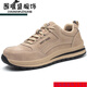 
Nanbowan imported quality labor protection shoes anti-smash, anti-puncture and wear-resistant rubber outsole breathable safety shoes lightweight and comfortable construction site shoes 687 gray 38