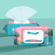 Large package of 80 wipes for wet wipes/bag with cover, thickened wet and dry household wet wipes, packaged and shipped randomly, 3 large packages*80 wipes