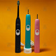 飞利浦电动牙刷HX680 HX681情侣声波电动牙刷680J HX681A HX681E HX680C 散装全新HX680P白色套装1支