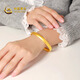 China Gold (CHINA GOLD) wide gold bracelet for women, loach back, pure gold bracelet, birthday gift for girlfriend and wife, gold weight about 9.7g, pure gold bracelet #56, bracelet ring