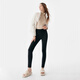 GOELIA black petite pants worn outside fleece knit slimming tight elastic bottoming yoga pants magic pants 1ADC1I010 00B black XS