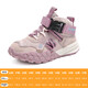 Paul Frank Children's Shoes Girls' Cotton Shoes Winter Velvet Children's Sports Shoes 306535009 Light Lotus Root Pink/Lotus Lotus Purple 28