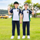 芯时代团体服初中小学生短袖长裤两件套三年级班服T恤长裤幼儿园幼师工 6627套装【短袖+长裤】 150