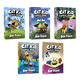 Original Inglés Inglés Cat Kid Comic Club Little Pittie's Comic Club 12345 Detective Det Detective con el autor Dav Pilkey de más de 6 años Little Pittie's Comic Club 1-5 sets
