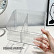Chentong cosmetics storage box desktop high-end transparent acrylic skin care box brush holder lipstick dressing table storage rack four-compartment makeup box white 1