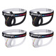 XVCO Sexy Low Belt Belt Double Cops Lift Hips and Exposée Hips sans enlever le string Tong Tight Men Men's Underwear White 2xl