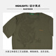 Raidy Boer/Redy Boer [Drachenmuster] Herren Sommer New Jacquard Strick Kurzarm T-Shirt 7009 Military Green 175/50/L