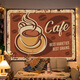 Pure tone retro American hanging cloth cafe beer decoration background cloth restaurant atmosphere matching tapestry cloth internet celebrity photo XFJ401 1 meter wide 0.7 meters high free installation package